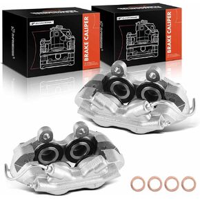 A-Premium Disc Brake Caliper Assembly Compatible with Select Ford Models - For Mustang 1965 2.8L 4.3L 1965-1966 3.3L 4.7L - Front Left Driver Side