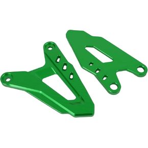 Rider Foot Peg Heel Guard Plates Motorcycle Footrest Pedal Protector Compatible with Kawasaki NINJA400 Z400 NINJA 400 500 NINJA e-1 Z e-1 Z 7 HYBRID