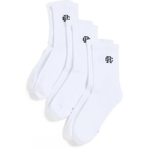 Men's 3 Pack Classic Mid Crew Socks