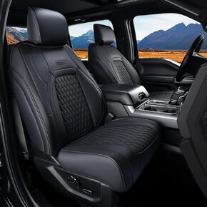 Coverado Seat Covers for Jeep Wrangler, Faux Leather Car Seat Covers Custom Fit for Jeep Wrangler JL 4 Door Sahara Sport Rubicon X Unlimited Willys Trims 2018 2019 2020 2021 2022 2023 2024(Blue)