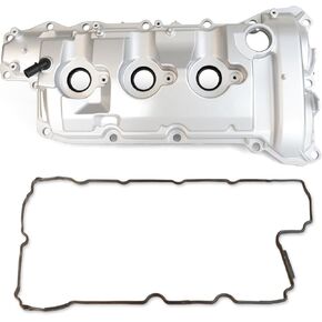 Engine Valve Cover Compatible with Chevrolet Equinox Enclave Traverse Camaro Impala Cadillac SRX CTS CTS STS Buick Lacrosse Saturn Outlook GMC Acadia Terrain 3.0L 3.6L 2008-2017