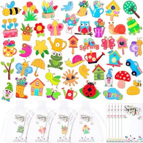 50 Sets Summer Spring Enamel Pins Bulk for Flower Pins Gifts for Women Girls Cute Backpack Pins Teachers Lapel Pins Graduation Pins Gift Summer Decorate Classroom Spring Classroom Prizes