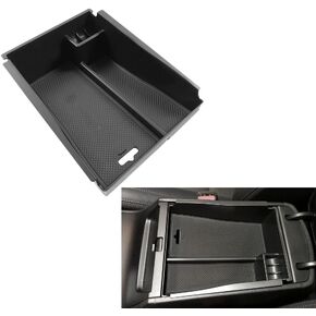 Vesul Center Console Renrest Box Torcing متوافق مع Hyundai Tucson 2016-2021 ABS Treser Insert Organizer Glove Plalet حامل هاتف