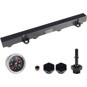 ZNB Fuel Rail with Oil Gauge Kit for Honda Civic 2002-2015 for Accord 2005-2013 for Acura RSX K-Series K20 K24 Engines