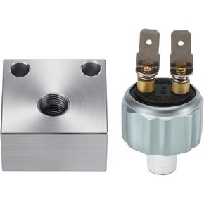 M Mati Brake Cross Fitting & Stoplight Switch for Polaris Ranger 425 500 700 TM 650 1998-2009 RZR 800 2008-2009 RZR 800 S 2009 2011-2014 7052316 4110164 4012437