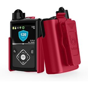 علبة بيلترون مع مقطع حزام ل Medtronic Mailured 780g 770g 670g 630g مضخة الأنسولين 640g (حالة مقطع دوارة قوية ودائمة) - أسود