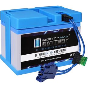 انخفاض البطارية الأقوياء في استبدال 12 فولت فوسفات الحديد الليثيوم (LIFEPO4) PEG PEREGO 12 AH RIKE ON TOY BATTERY KIT and THARNESS