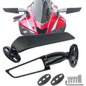 دراجة نارية خلسة المرايا مرايا جناح الرياح الجانب الخلفي مرايا التوافق مع CBR600RR
