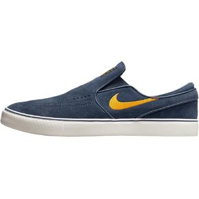 Nike SB Janoski+ Slip Skate Shoes (FN5893-401, Thunder Blue/Thunder Blue/Sail/Sundial)