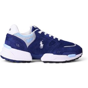 بولو رالف لورين للرجال من جلد الغزال و Mesh Sneaker