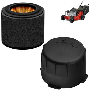 11029-0032 Air Filter & 11065-2135 Air Filter Cap Kit for K-awasaki FJ180V, Replace 11029-0019 11029-7023