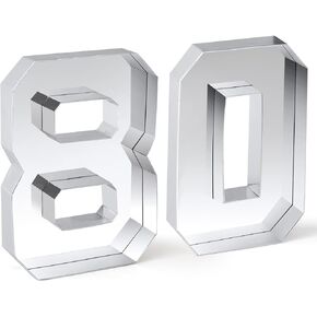 رقم الورق المقوى لـ charcuterie 80 مجموعة صينية قابلة للملء 10.2 '' Silver Charcuterie Paper Box for 80th Anniversary Party Decorations Chocolate Candy Cupcake Container