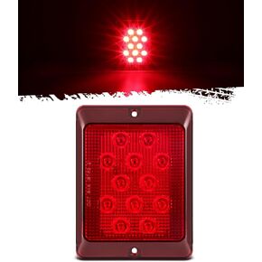 Partsam RV Tail Light Module Reverse Backup Lights Clear Lens 12V IP67 Waterproof Sealed Surface Mount Replacement for RV/Camper/Trailer Double/Triple LED Tail Lights