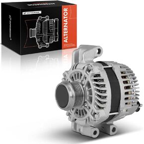 A-Premium Alternator Compatible with Jeep Cherokee 2014-2019, Compass, Renegade & Chrysler 200 & Ram ProMaster City & Fiat 500X, 2.4L, 12V 160A 6-Groove Decoupler Pulley Clockwise, Replace# 56029624AB
