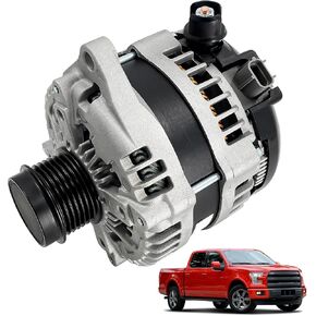 12V 225AMP المولد المتوافق مع Ford F-150 V6 2.7L 3.3L 3.5L 2015-2020 يحل محل# 104210-6920 FL3Z-10300-FA FL3Z-10346-B FL3Z-10346-A