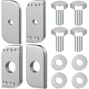 Truck Bed Rail Bolts Nuts Cargo Tie Down Mount Kit fit for Nissan Frontier 2005-2024 Titan 2004-2024 w/ Utili-Track Bed Rail System- Set of 4