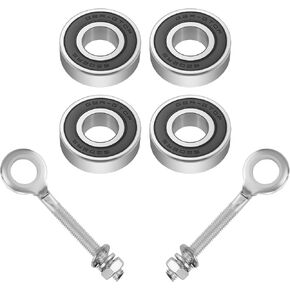 Go Kart Front/Rear Wheel Bearing Kit for 196-212cc Mini Bikes ATVs Fits Coleman CT200U/EX/BT200X Baja Warrior MB200 Predator 6.5HP Engines (6202RS Spec)