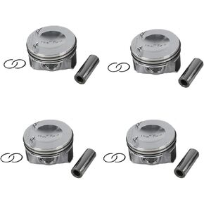 4PCS Pistons Ring Set 06H107065AM for A3 EOS GLI GOLF GTI Jetta Passat 2.0TSI Φ21mm, aftermarket part Replace,OE 06H107065AA,06K107065AG