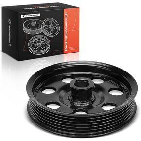 A-Premium Power Purt Pump Pulley متوافقة مع Ford Focus 2000-2004 ، Contour 1998-2000 & Mercury Cougar 1999-2002 ، Mystique 1998-2000 ، 2.0L