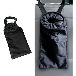 2PCS Foldable Cars Storage Bag, Car Garbage Bags, Hanging Back Seat Car Garbage Bag, Leak-Proof Waterproof Car Trash Bin, Oxford Cloth Foldable Auto Trash Bin Universal for Most Cars