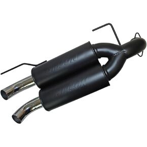 Gibson Performance العادم 98014 Polaris UTV عادم مزدوج 2.25 بوصة. الأنابيب السوداء السيراميك T304