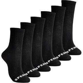Sperry Women’s 6-Pack Mini Crew Socks – Soft & Breathable Short Crew Socks, High Quarter Socks for All-Day Comfort