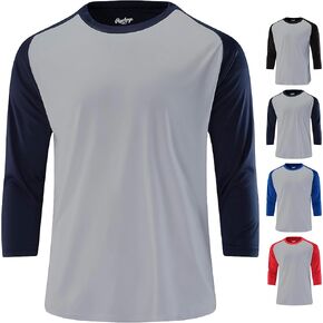 Rawlings Men's Athletic Fit 3/4 Sleeve Shirt | Baseball Training Apparel