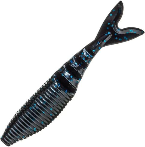 Yamamoto Zako 4" Multi-Use Soft Plastic Fishing Angling Swimbait Lure Designed to Mimic Bluegill or Shad - 6 Pack, Rainbow Shad in Saudi Arabia