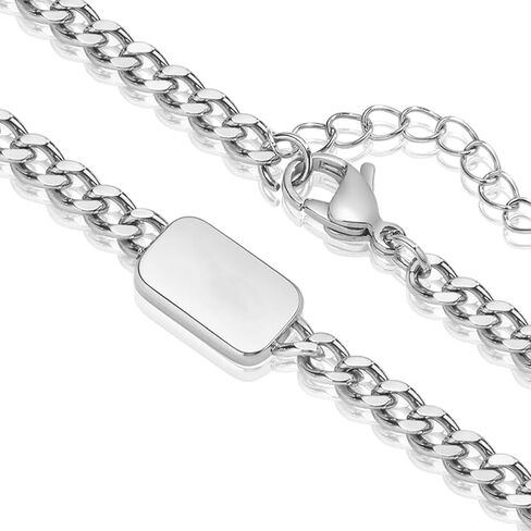 Cremation Jewelry Urn Bracelet for Ashes for Women Men Adjustable Memorial Keepsake Bangle Cuban Link Chain Ash Bracelets in Kuwait