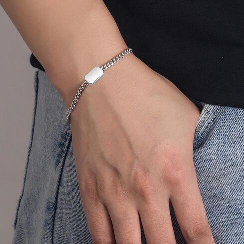 Cremation Jewelry Urn Bracelet for Ashes for Women Men Adjustable Memorial Keepsake Bangle Cuban Link Chain Ash Bracelets in Kuwait