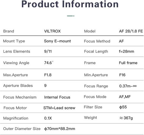 VILTROX 40mm f/2.5 for Sony Full Frame Lens, 40mm F2.5 Prime FE Mount Lens Auto Focus Camera Lens for Sony a7cr a7ii a9iii a7cii a7rv a6700 a7iv a7iii ZV-E10 II a6600 a6400 in Kuwait