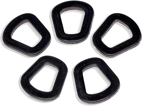 5 PCS Jerry Can Gaskets Rubber Fuel Can Gaskets Replacement Gas Gaskets Gas Can Spout Gaskets for NATO and Wavian Gaskets Fuel Washer Seals (Black) in Saudi Arabia