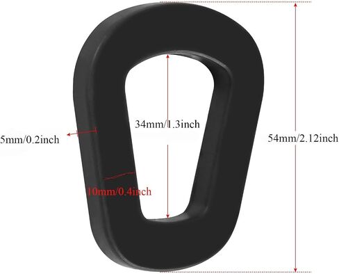 5 PCS Jerry Can Gaskets Rubber Fuel Can Gaskets Replacement Gas Gaskets Gas Can Spout Gaskets for NATO and Wavian Gaskets Fuel Washer Seals (Black) in Saudi Arabia