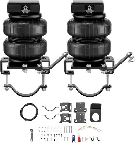 VEVOR Air Bag Suspension Kit, Air Springs Suspension Bag Kit Compatible with 2001-2010 Chevrolet Silverado 2500/3500HD and GMC Sierra 2500/3500HD 4WD RWD, 5000 lbs Loading, 5 to 100 PSI in Kuwait
