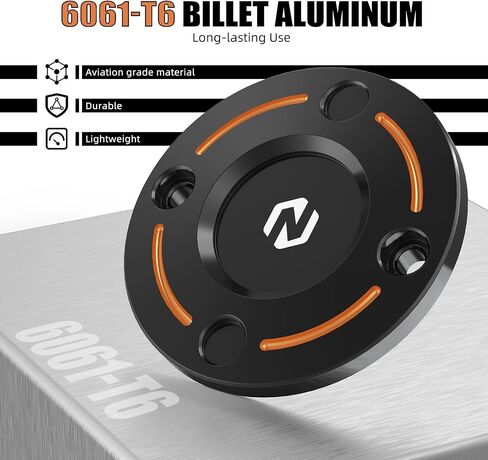 Orange Timer Cover Timing Device Cover Clock Timer Shell Aluminum Compatible with Harley Breakout FXBR 2018-2024, Road Glide Limited FLTRK 2020-2024, Replacement for 25600042, See Fitments in Saudi Arabia