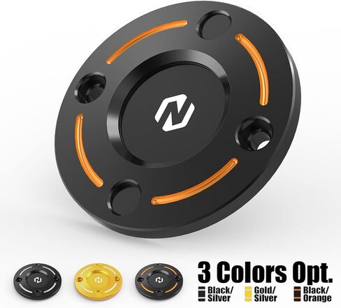 Orange Timer Cover Timing Device Cover Clock Timer Shell Aluminum Compatible with Harley Breakout FXBR 2018-2024, Road Glide Limited FLTRK 2020-2024, Replacement for 25600042, See Fitments in Saudi Arabia