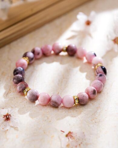 Beaded Bracelets for Women, Healing Anxiety Relief Crystal Chakra Bead Bracelet, Stress Relief Stretch Bracelet Birthday Gifts For Women in Kuwait