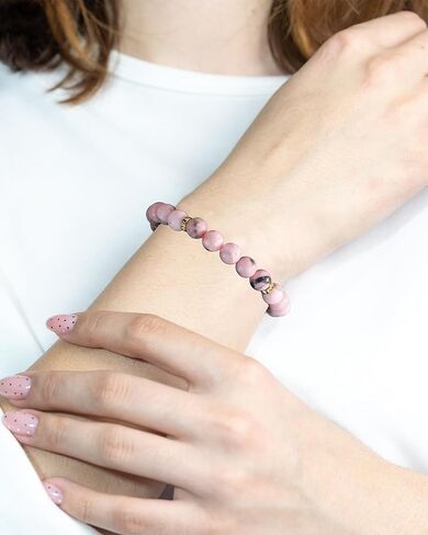 Beaded Bracelets for Women, Healing Anxiety Relief Crystal Chakra Bead Bracelet, Stress Relief Stretch Bracelet Birthday Gifts For Women in Kuwait