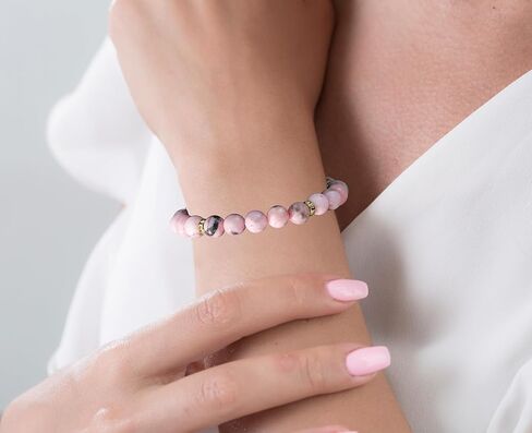 Beaded Bracelets for Women, Healing Anxiety Relief Crystal Chakra Bead Bracelet, Stress Relief Stretch Bracelet Birthday Gifts For Women in Kuwait