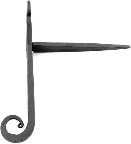 يقوم المجددون بتوريد كلاب مصراع من الحديد المطاوع - كلب مصراع ذيل الجرذ شديد التحمل لتحسين المنزل - مصاريع زخرفية ريفية - مثبتات مصراع عاصفة متينة مع أجهزة تثبيت - حزمة من 6 قطع in Kuwait