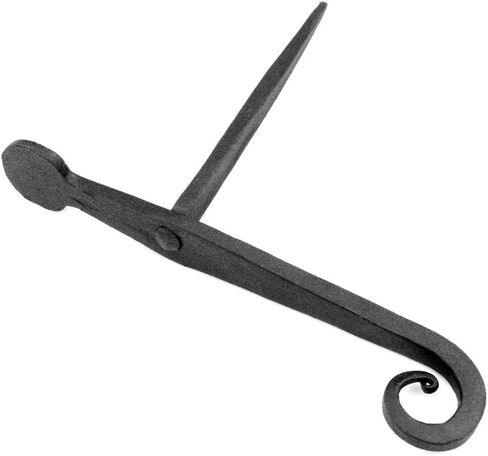 يقوم المجددون بتوريد كلاب مصراع من الحديد المطاوع - كلب مصراع ذيل الجرذ شديد التحمل لتحسين المنزل - مصاريع زخرفية ريفية - مثبتات مصراع عاصفة متينة مع أجهزة تثبيت - حزمة من 6 قطع in Kuwait