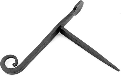 يقوم المجددون بتوريد كلاب مصراع من الحديد المطاوع - كلب مصراع ذيل الجرذ شديد التحمل لتحسين المنزل - مصاريع زخرفية ريفية - مثبتات مصراع عاصفة متينة مع أجهزة تثبيت - حزمة من 6 قطع in Kuwait