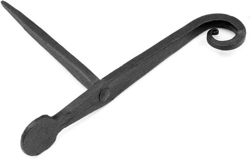 يقوم المجددون بتوريد كلاب مصراع من الحديد المطاوع - كلب مصراع ذيل الجرذ شديد التحمل لتحسين المنزل - مصاريع زخرفية ريفية - مثبتات مصراع عاصفة متينة مع أجهزة تثبيت - حزمة من 6 قطع in Kuwait