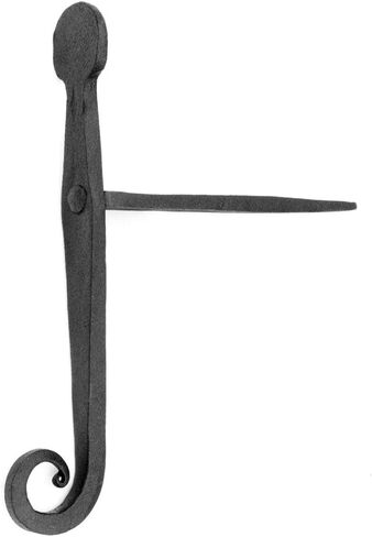 يقوم المجددون بتوريد كلاب مصراع من الحديد المطاوع - كلب مصراع ذيل الجرذ شديد التحمل لتحسين المنزل - مصاريع زخرفية ريفية - مثبتات مصراع عاصفة متينة مع أجهزة تثبيت - حزمة من 6 قطع in Kuwait