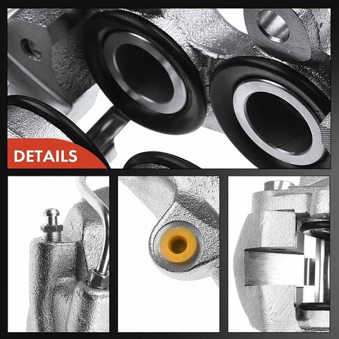 A-Premium Disc Brake Caliper Assembly Compatible with Select Ford Models - For Mustang 1965 2.8L 4.3L 1965-1966 3.3L 4.7L - Front Left Driver Side in Saudi Arabia