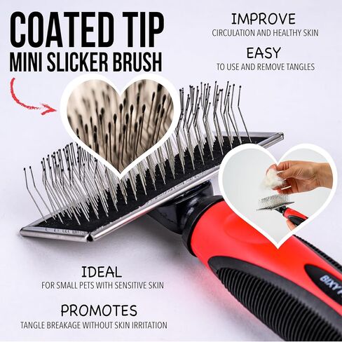 Dog Combs for Grooming Small Dogs - Rotating Teeth 5-in-1 Dematting Comb for Dogs - Doodle Comb for Dogs - Goldendoodle, Maltese, Pomeranian, Poodle and others in Saudi Arabia