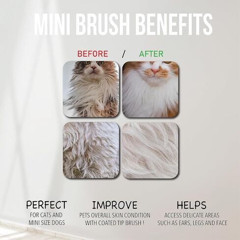 Dog Combs for Grooming Small Dogs - Rotating Teeth 5-in-1 Dematting Comb for Dogs - Doodle Comb for Dogs - Goldendoodle, Maltese, Pomeranian, Poodle and others in Saudi Arabia