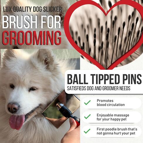 Dog Combs for Grooming Small Dogs - Rotating Teeth 5-in-1 Dematting Comb for Dogs - Doodle Comb for Dogs - Goldendoodle, Maltese, Pomeranian, Poodle and others in Saudi Arabia