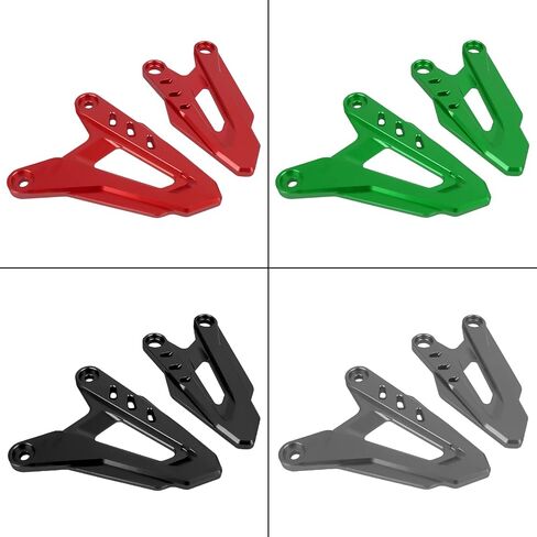Rider Foot Peg Heel Guard Plates Motorcycle Footrest Pedal Protector Compatible with Kawasaki NINJA400 Z400 NINJA 400 500 NINJA e-1 Z e-1 Z 7 HYBRID in Saudi Arabia