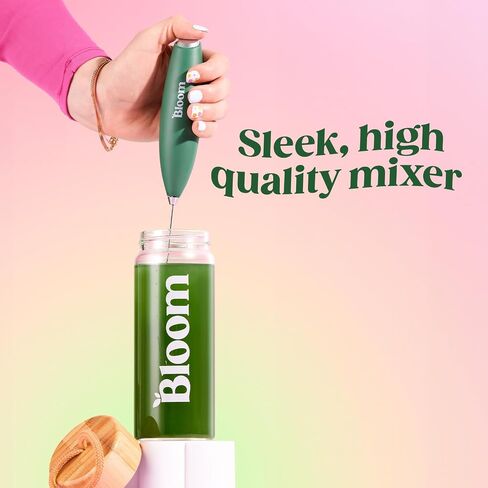 Bloom Nutrition Electric Hand Mixer & 8 Super Greens Powder Stick Packs in Saudi Arabia